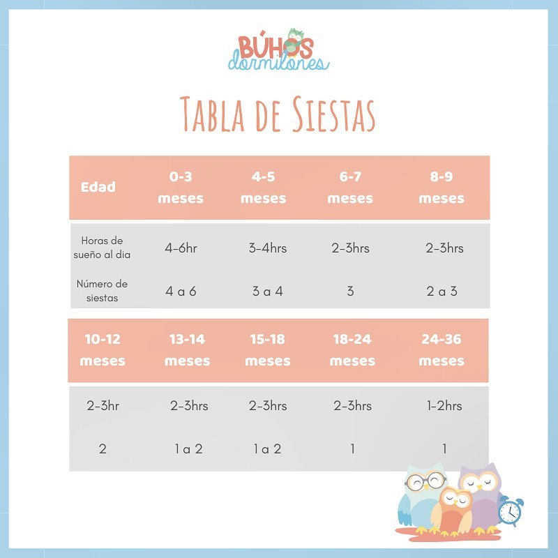 Tabla De Siestas Del Bebe