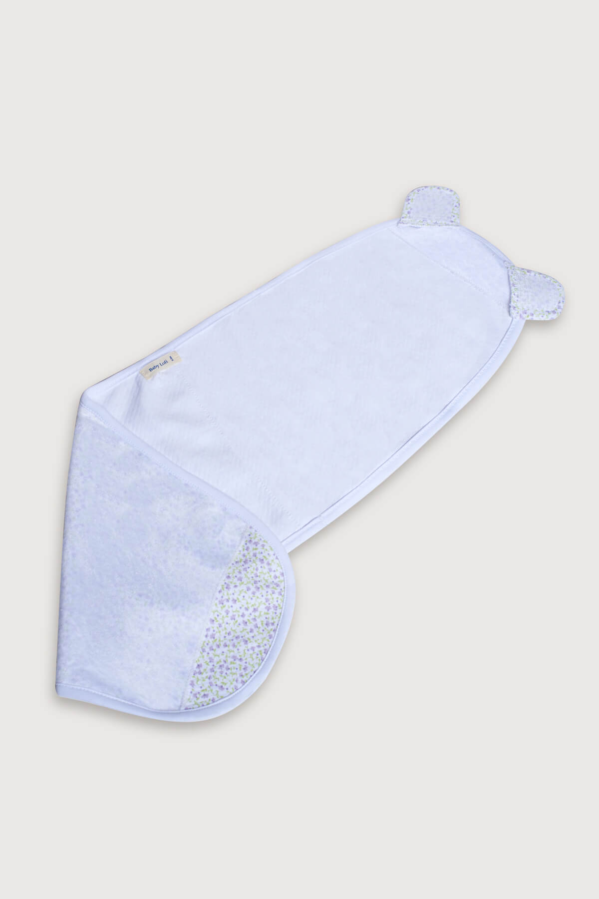 Manta Swaddle Flores Lila