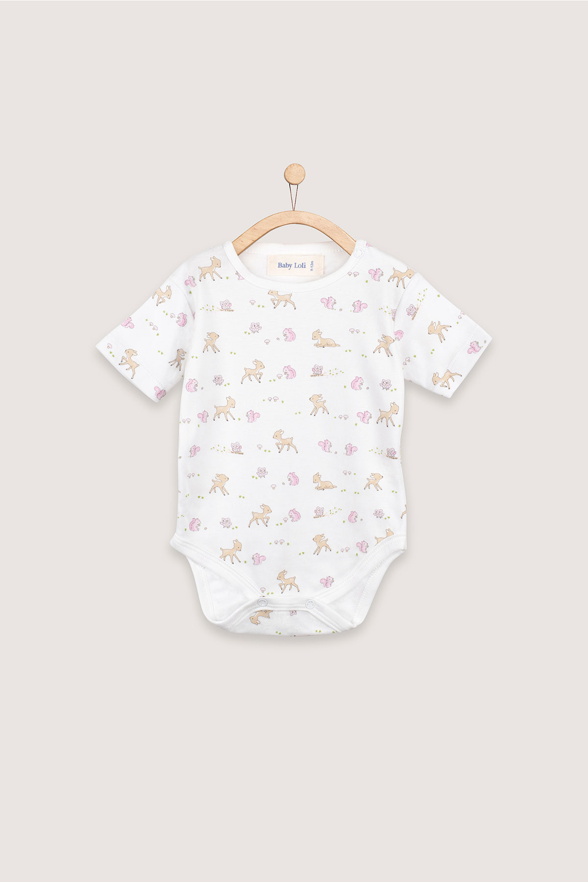 Body Manga Corta Bebe Bambi